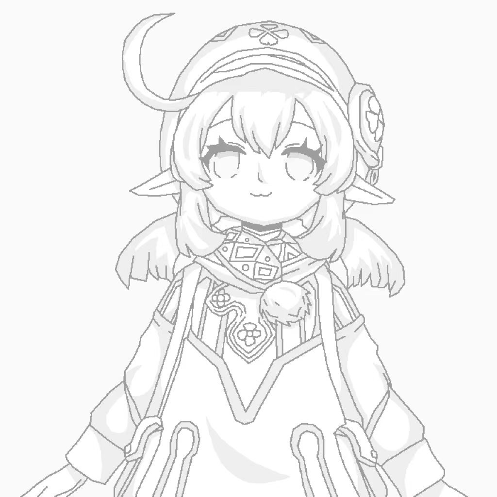 Imagem de arte linear de entrada