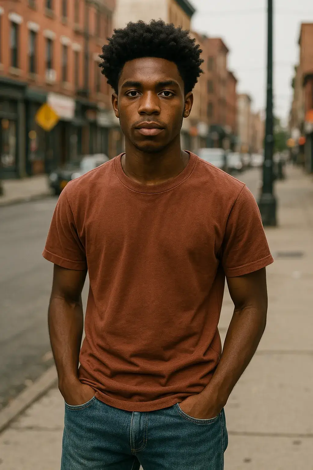 black guy photo to studio ghibli filter