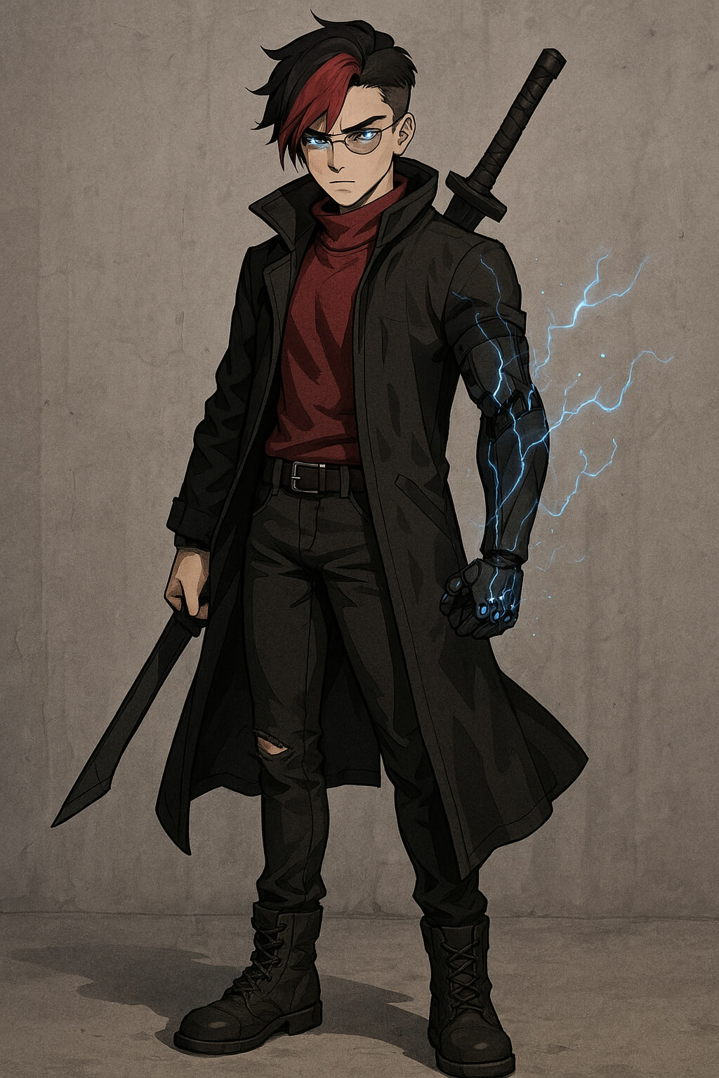 man image to character sheet generator