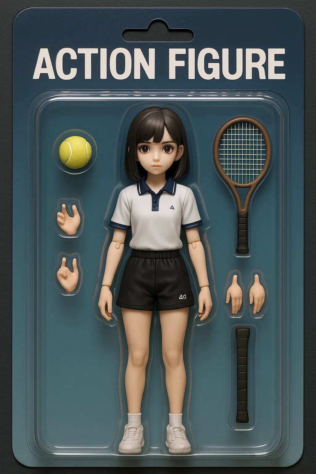 girl photo converted by doll generator